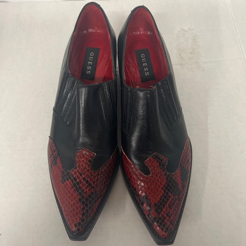 Guess Women's Black and Red Boots
